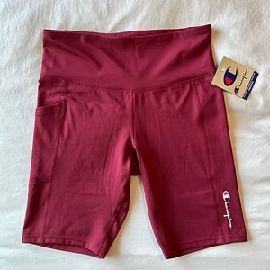New Champion Authentic Logo Biker Shorts for Woman Size Large